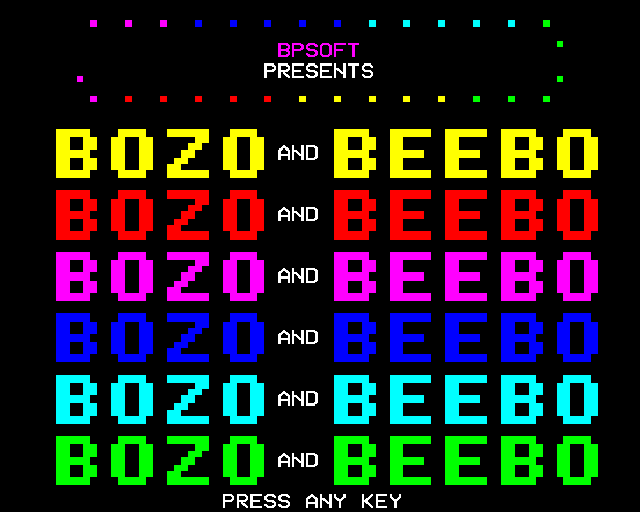 Bozo And Beebo — sstitle (WOR)