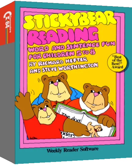 Stickybear Reading — box-3D (US)