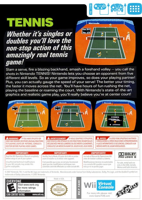 Tennis — box-2D-back (US)