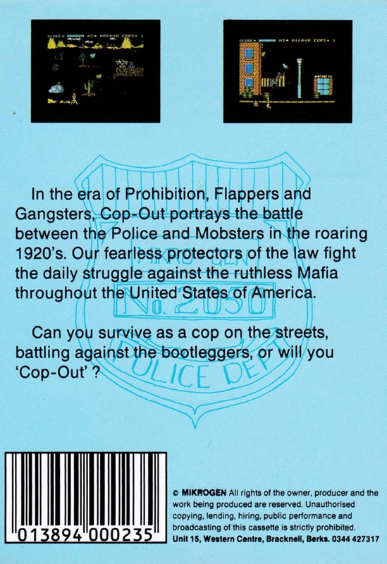 Cop-Out — box-2D-back (EU)