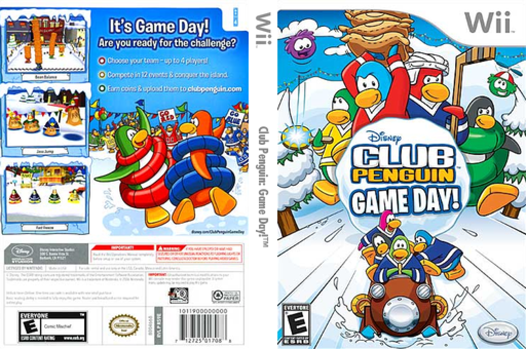 Disney Club Penguin - Game Day! — box-texture (US)