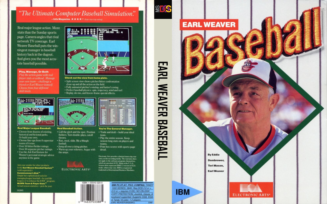 Earl Weaver Baseball — box-texture (US)