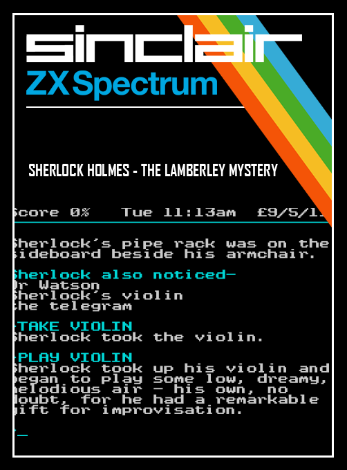 Sherlock Holmes - The Lamberley Mystery box art