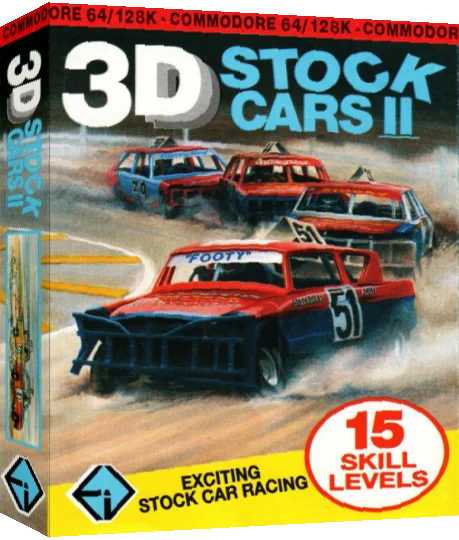 3D Stock Cars II — box-3D (EU)