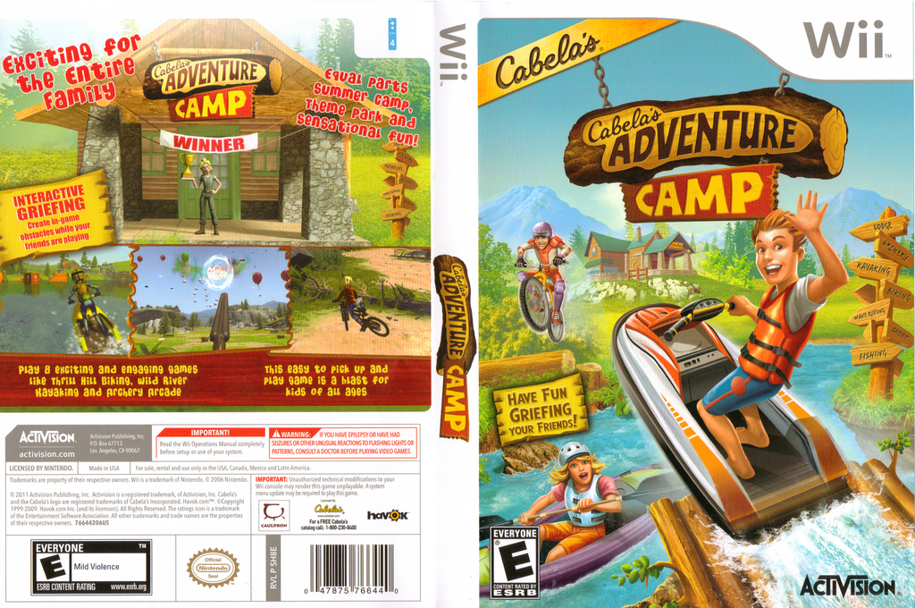 Cabela's Adventure Camp — box-texture (US)