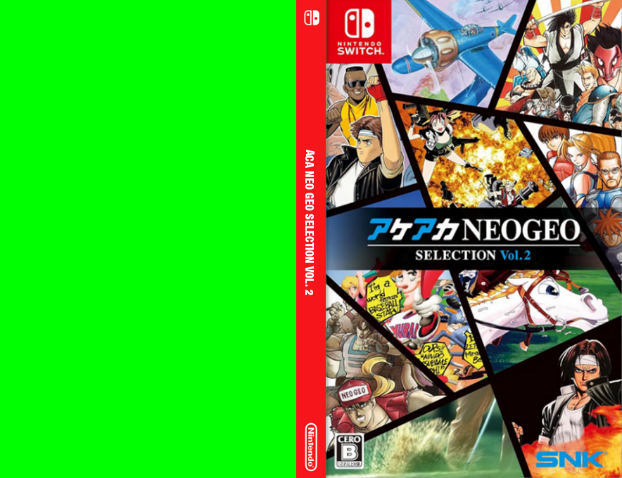 ACA NEOGEO Selection Vol. 2 — box-texture (JP)
