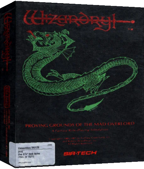 Wizardry Scenario 1 - Proving Grounds of the Mad Overlord — box-3D (US)