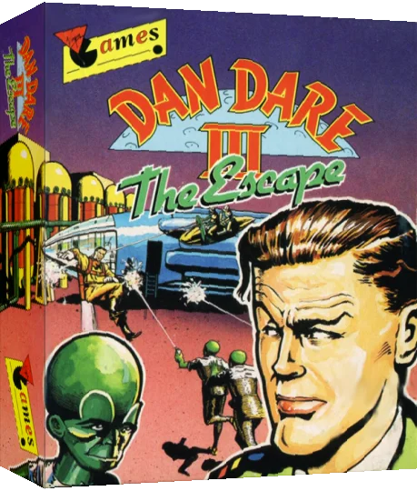 Dan Dare III - The Escape — box-3D (EU)
