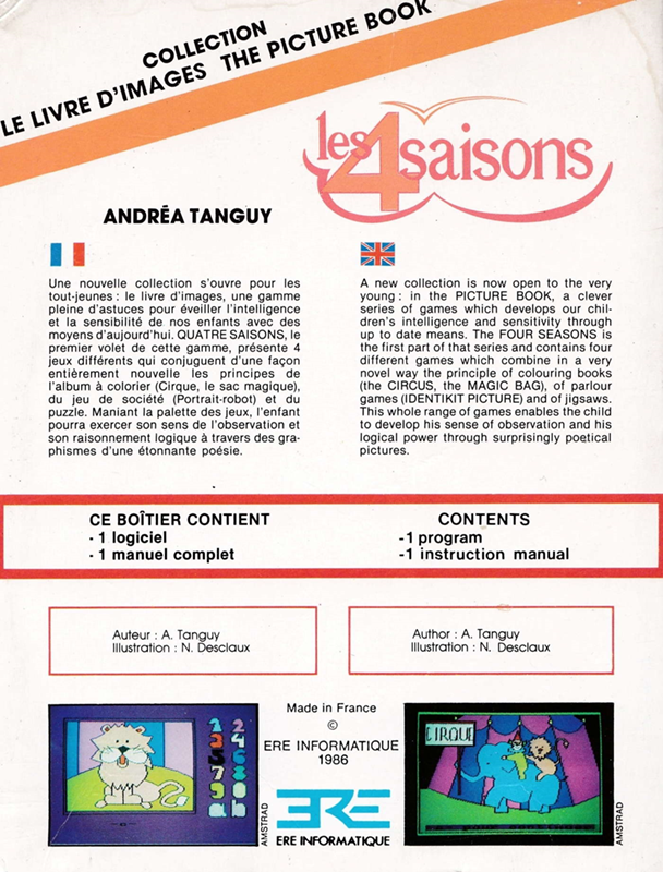 4 Saisons, Les — box-2D-back (EU)