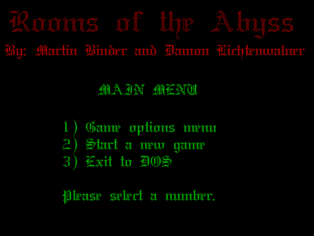 Rooms of the Abyss box art