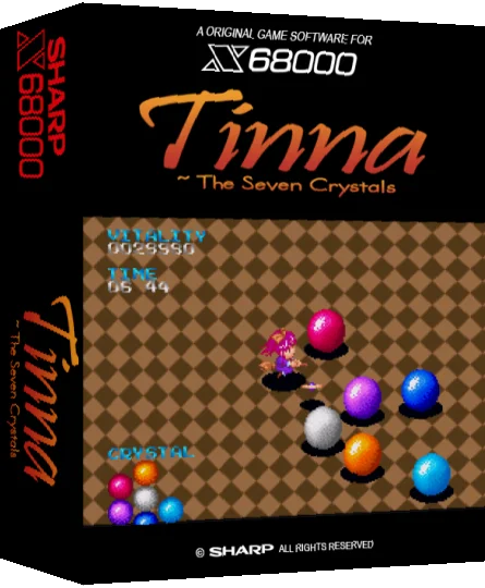 Tinna The Seven Crystals — box-3D (SS)