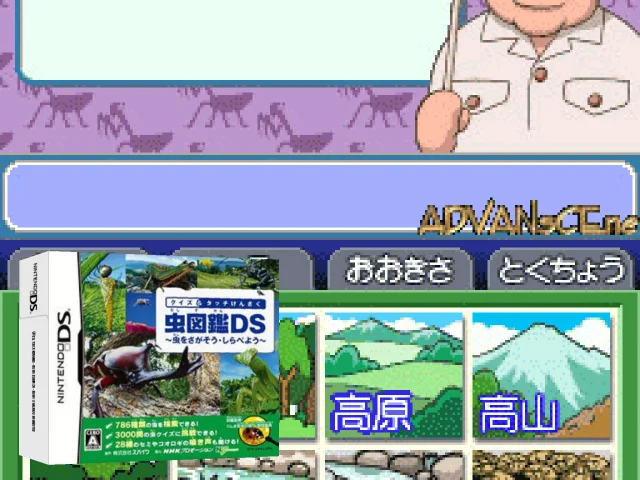 Quiz & Touch Kensaku - Mushi Zukan DS - Mushi o Sagasou Shirabeyou — mixrbv2 (JP)