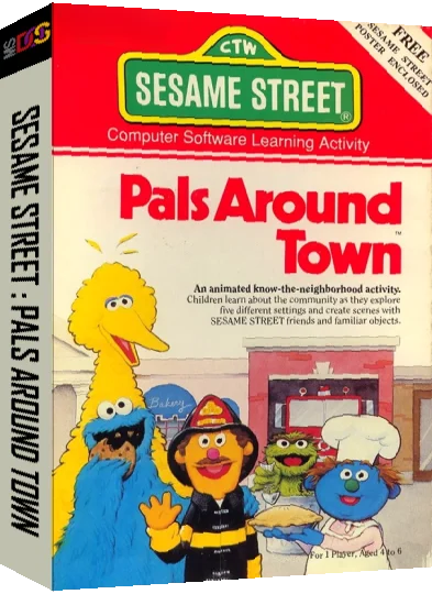 Sesame Street - Pals Around Town — box-3D (US)