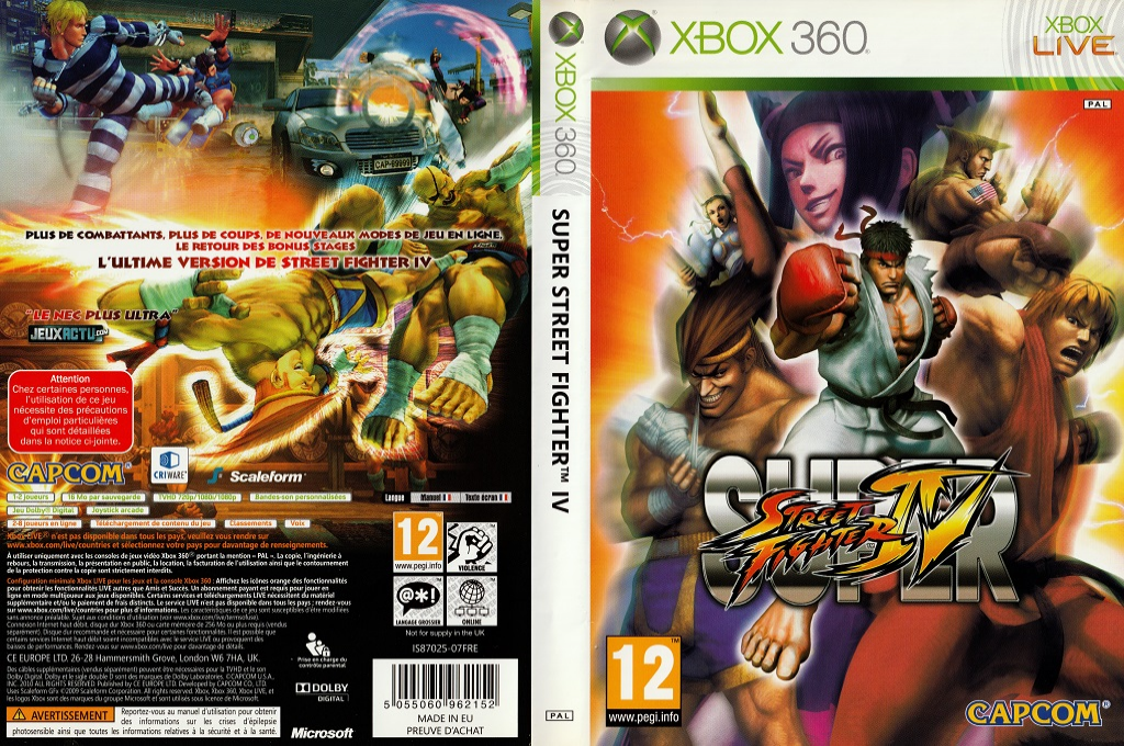Super Street Fighter IV — box-texture (FR)