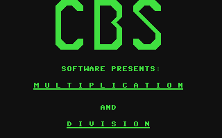 Success with Math : Multiplication and Division — sstitle (WOR)