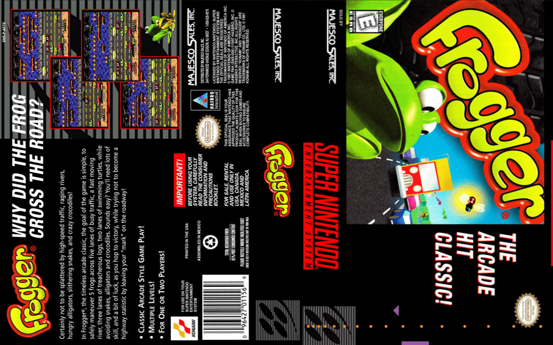 Frogger — box-texture (US)