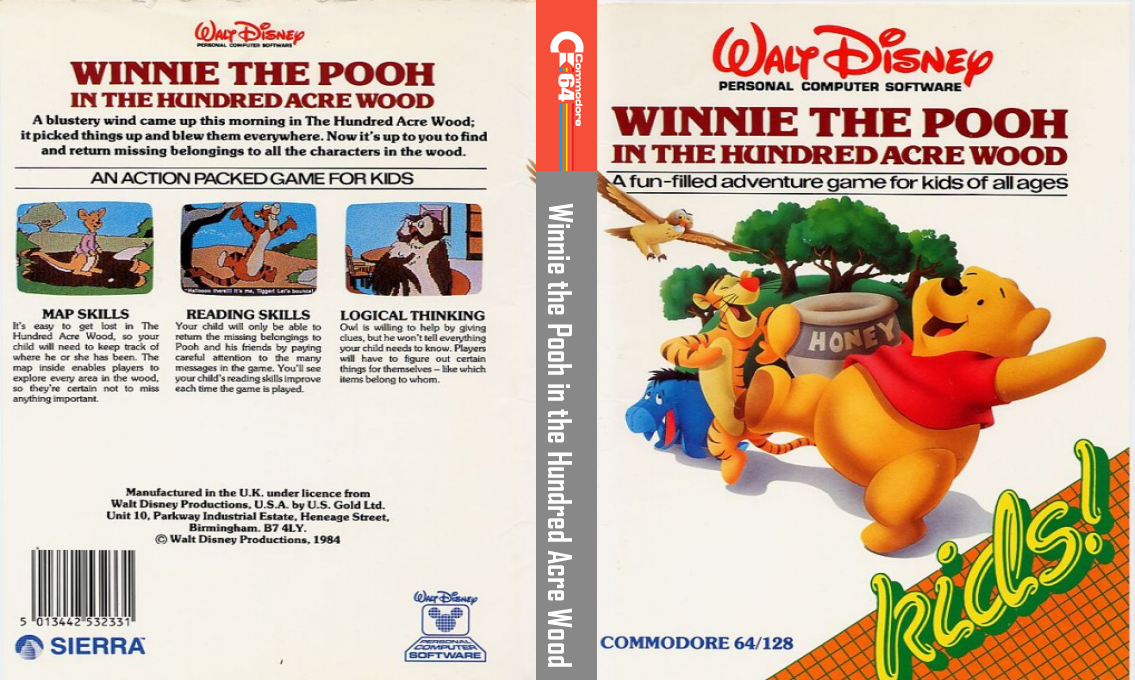 Winnie The Pooh In The Hundred Acre Wood — box-texture (EU)