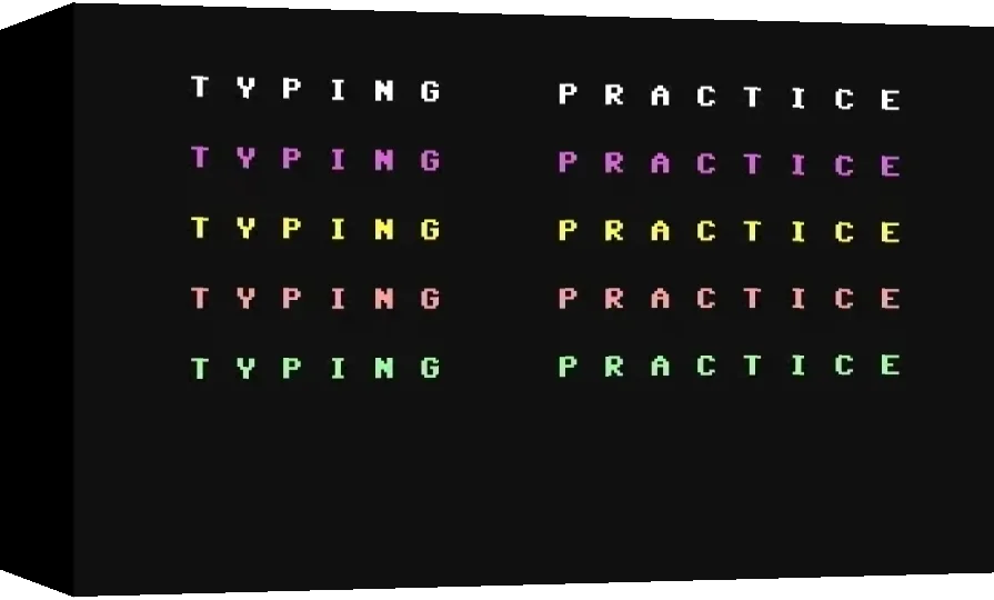 Typing Practice — box-3D (WOR)