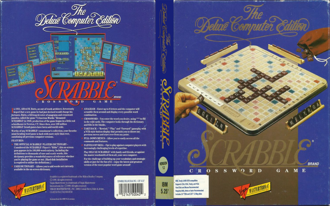 Scrabble - The Deluxe Computer Edition — box-texture (US)