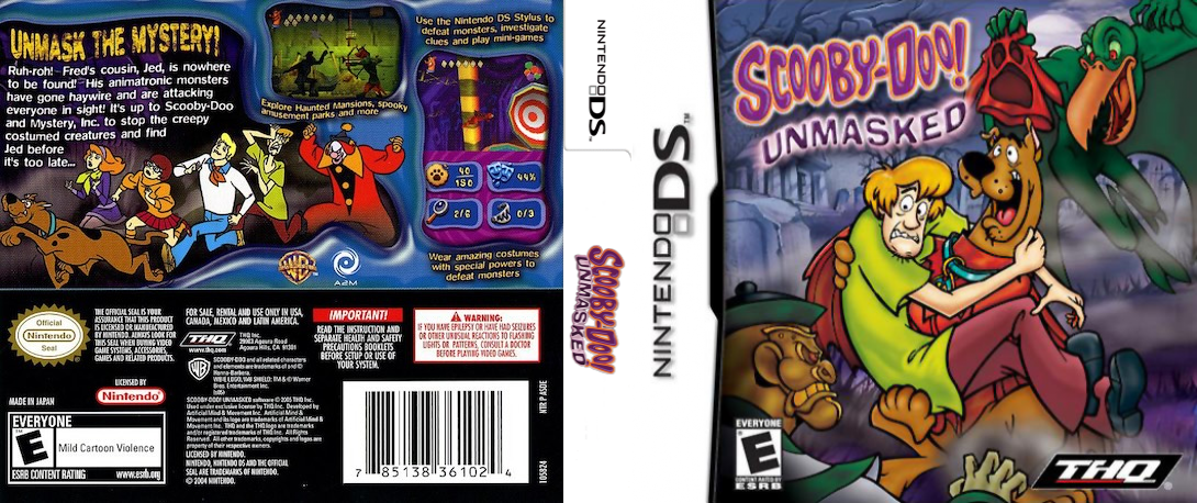 Scooby-Doo! - Unmasked — box-texture (US)