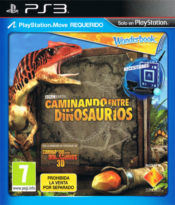 Wonderbook - Walking with Dinosaurs — box-2D (SP)