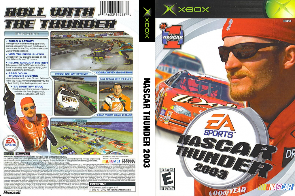 NASCAR Thunder 2003 — box-texture (US)
