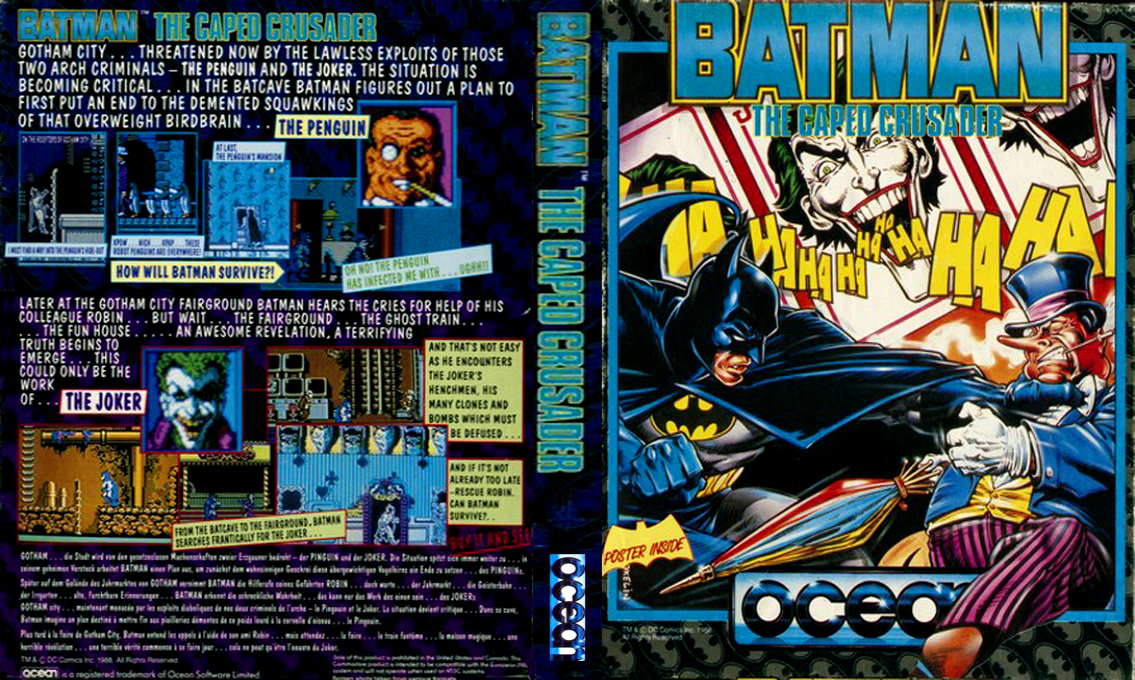 Batman : The Caped Crusader — box-texture (EU)
