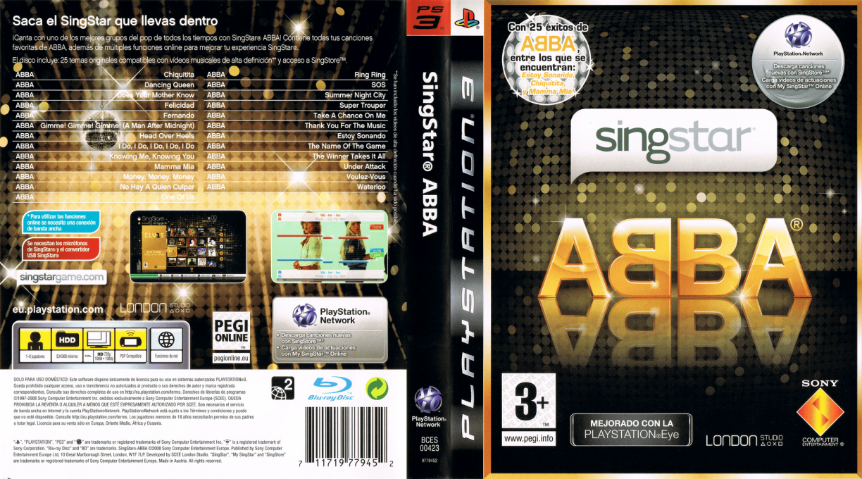 SingStar ABBA — box-texture (SP)