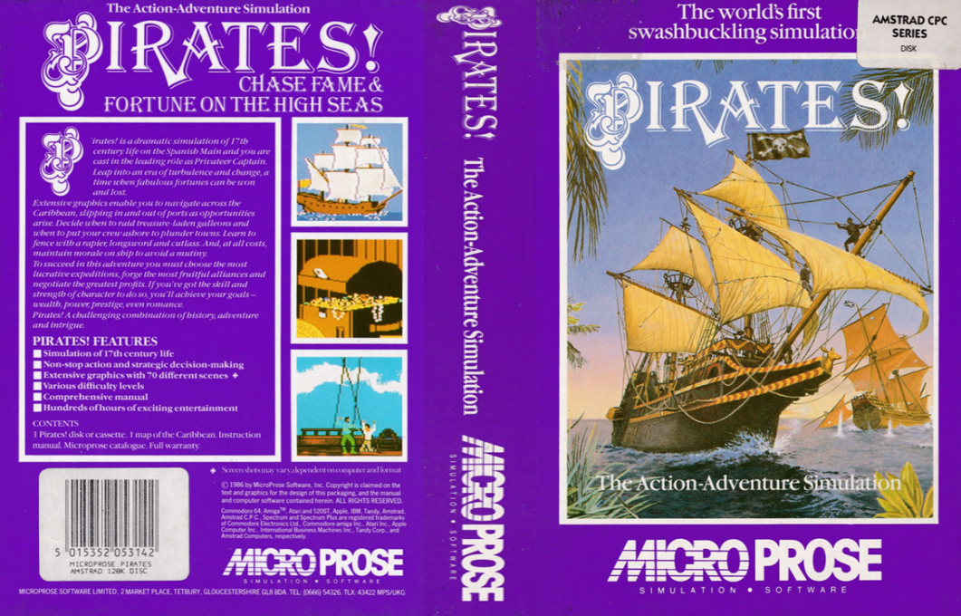 Pirates! — box-texture (EU)