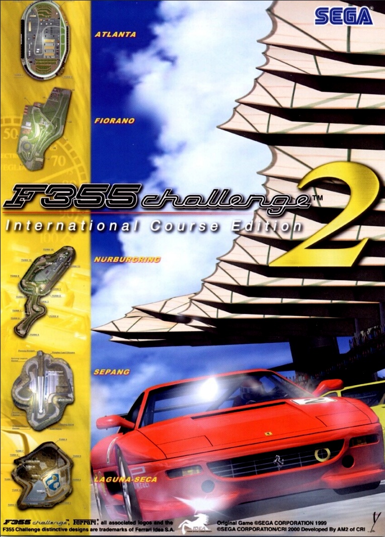 F355 Challenge 2: International Course Edition box art