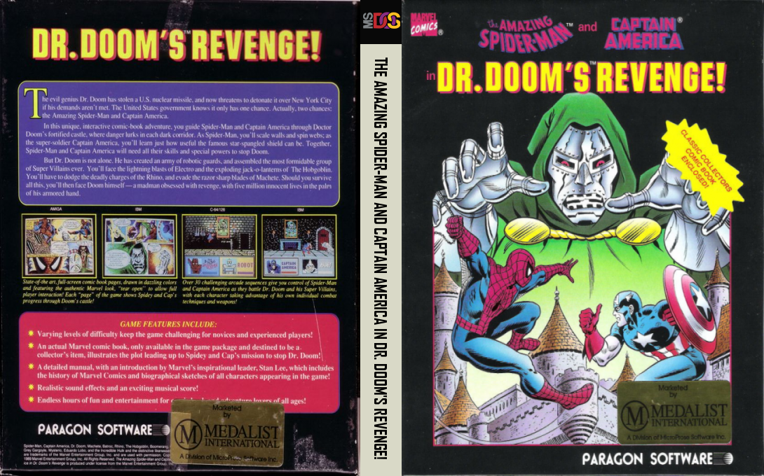 Amazing Spider-man And Captain America In Dr. Doom's Revenge!, The — box-texture (US)