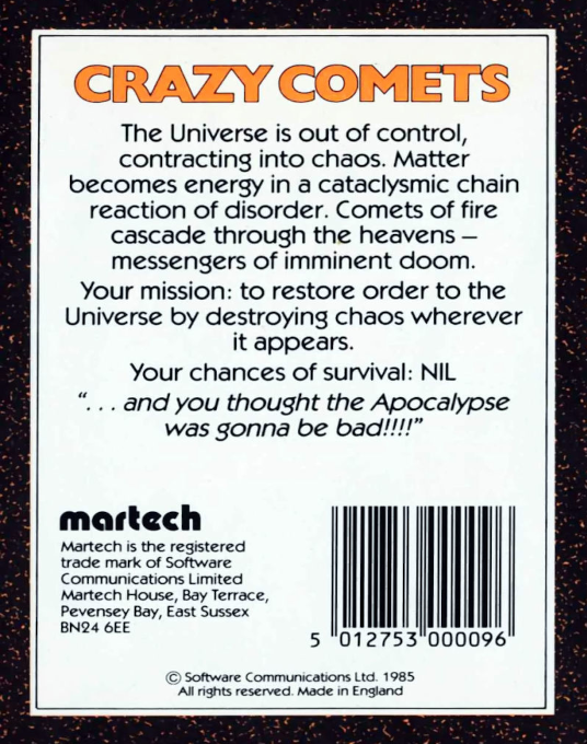 Crazy Comets — box-2D-back (EU)