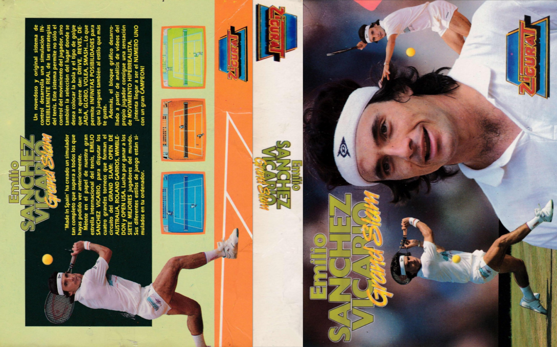 Emilio Sanchez Vicario Grand Slam — box-texture (SP)