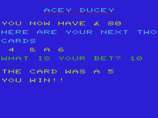 Acey Ducey — ss (WOR)