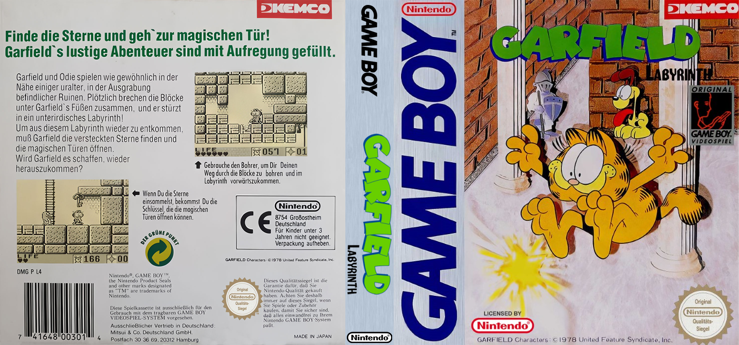 Garfield Labyrinth — box-texture (DE)