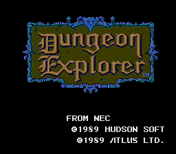 Dungeon Explorer — sstitle (WOR)