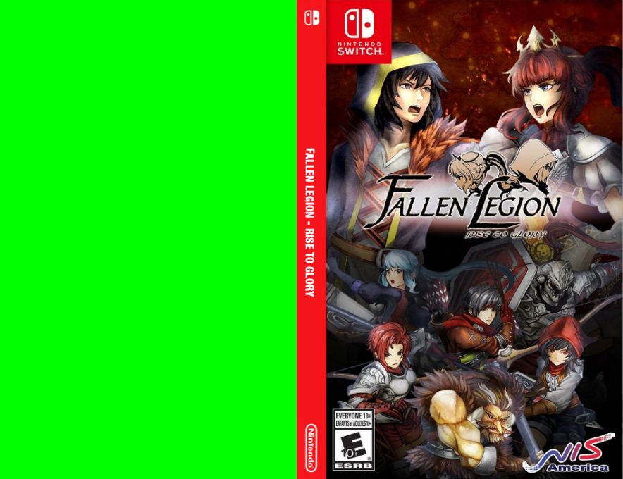 Fallen Legion - Rise To Glory — box-texture (US)