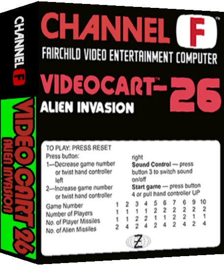 Videocart-26 - Alien Invasion — box-3D (US)