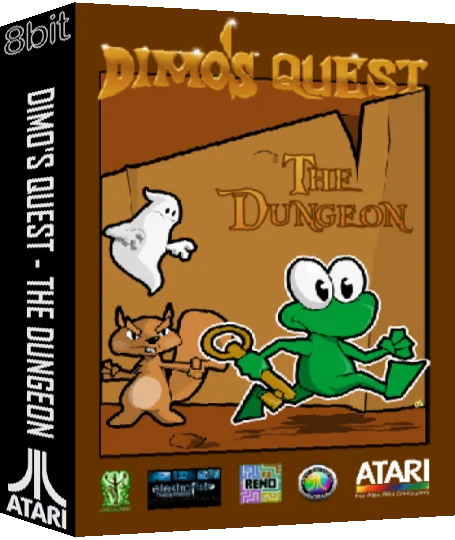Dimo's Quest - The Dungeon — box-3D (WOR)