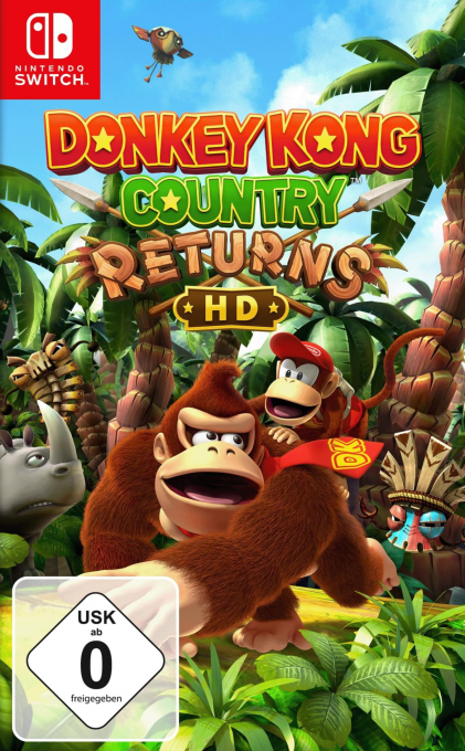 Donkey Kong Country Returns HD — box-2D (DE)