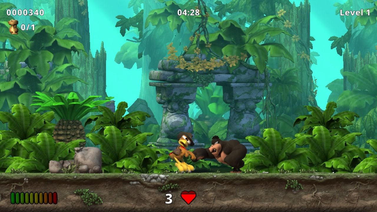 Crazy Chicken - Jump 'N' Run - Traps and Treasures — ss (WOR)