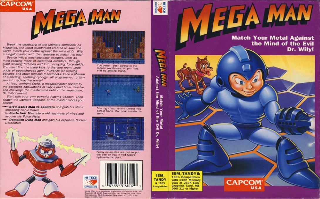 Mega Man — box-texture (US)