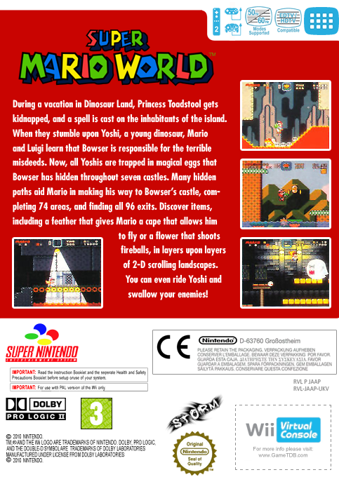 Super Mario World — box-2D-back (EU)