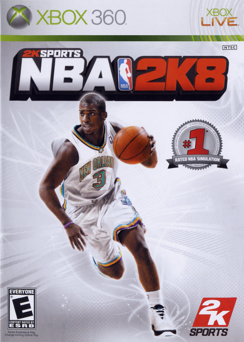 NBA 2K8 box art