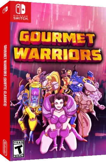Gourmet Warriors — box-3D (US)