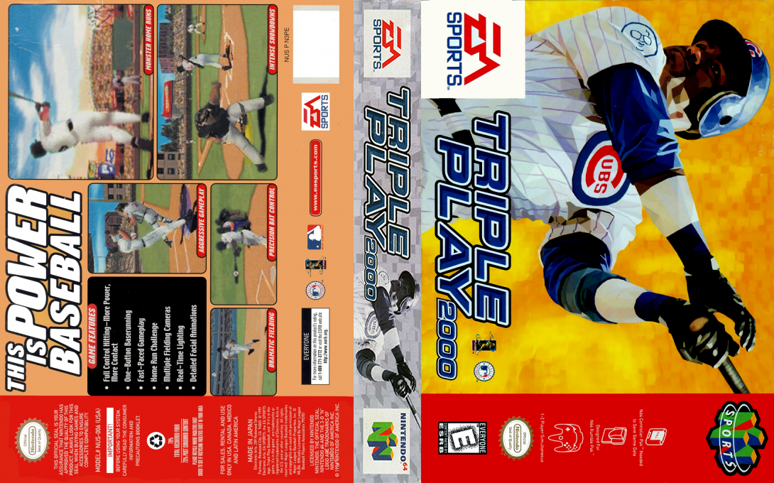 Triple Play 2000 — box-texture (US)