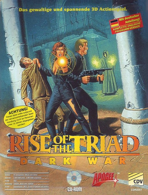Rise Of The Triad - Dark War — box-2D (DE)
