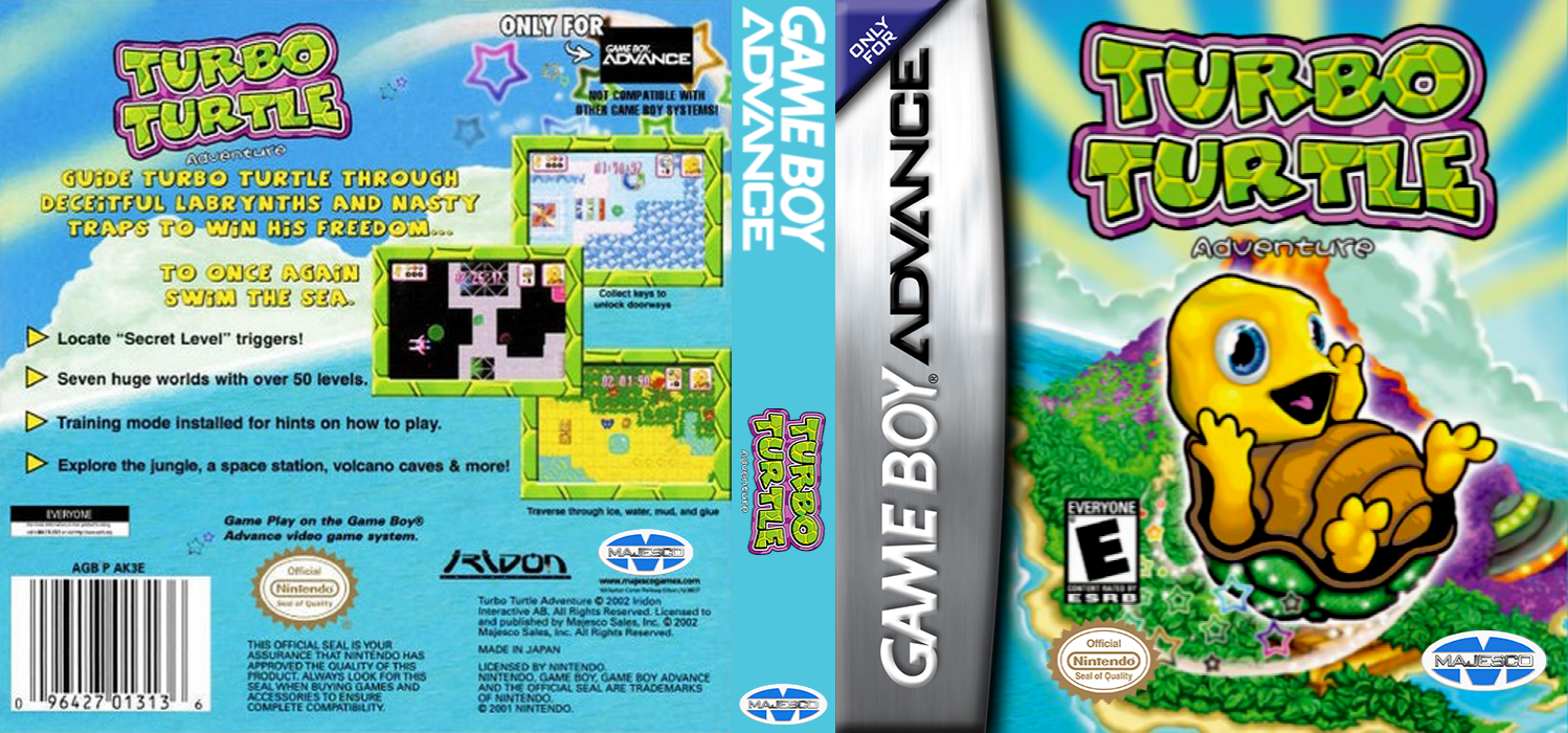 Turbo Turtle Adventure — box-texture (US)
