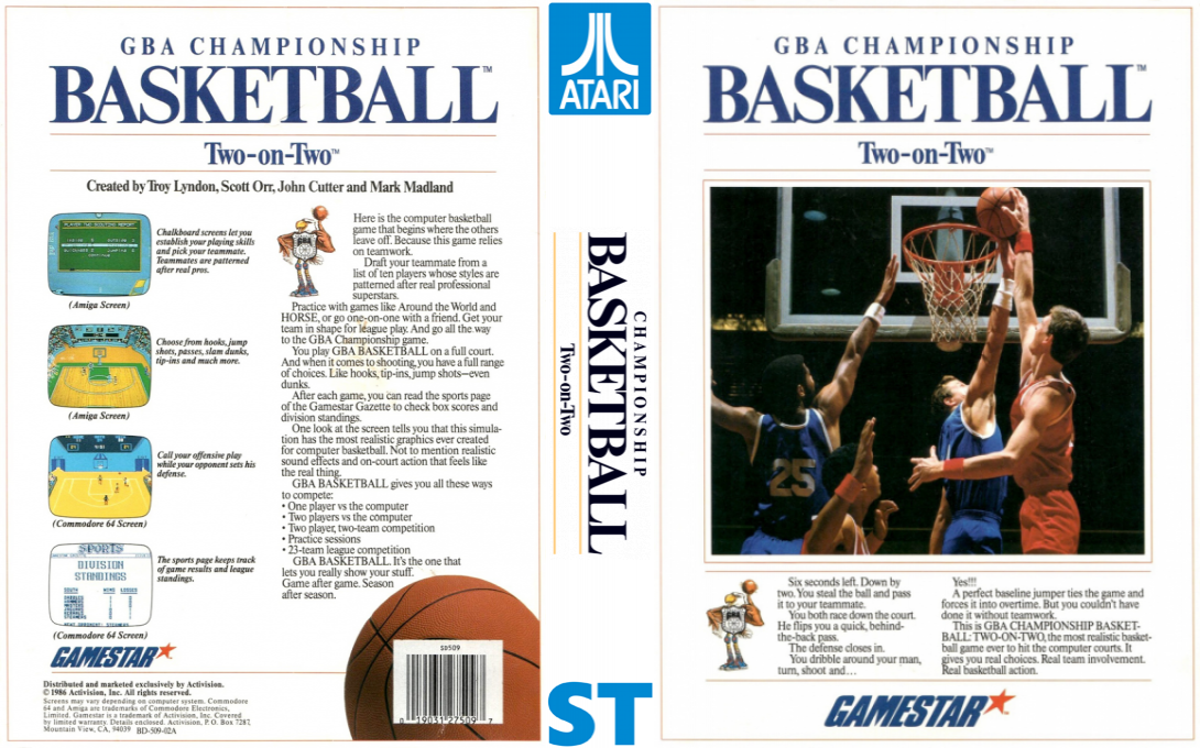GBA Championship Basketball - Two-on-Two — box-texture (US)