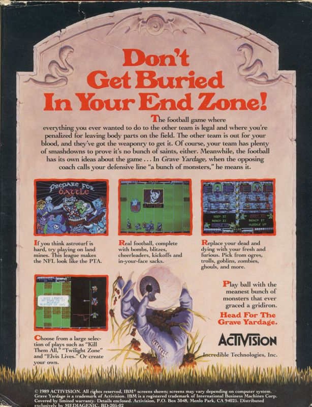 Grave Yardage — box-2D-back (US)